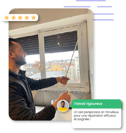 Réparation volet roulant Paris